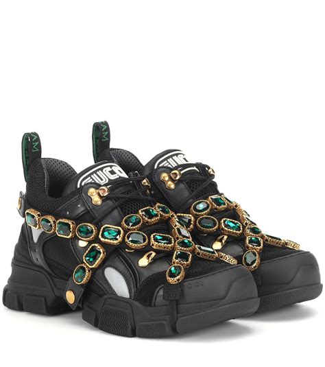 gucci black sneakers women's|Gucci sneakers for women price.